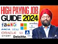 How to get HIGH PAYING JOB 2024🔥 | REMOTE JOBS & FAANG  Step By Step Roadmap