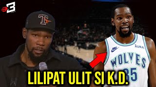 Kevin Durant HANDA na Ulit LUMIPAT ng Team | Dati Gusto PUMUNTA ng Timberwolves Bago Suns