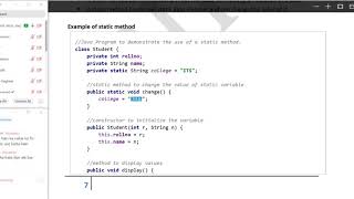 Static methods in java Week 09-c