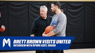 Brett Brown visits Melbourne United - Interview