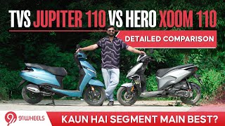 TVS Jupiter 110 Vs Hero Xoom 110 || Detailed Comparison || Kaun Hai Behtar?