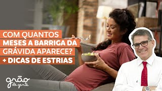 COM QUANTOS MESES MINHA BARRIGA VAI APARECER ? + DICAS PARA AS ESTRIAS NA GRAVIDEZ 💡