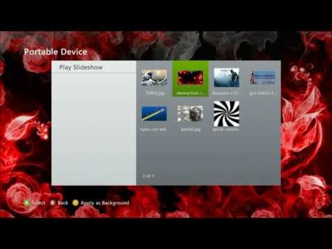 Xbox 360 Tutorial: How to change your background Xbox 360 Tutorial: How to change your background