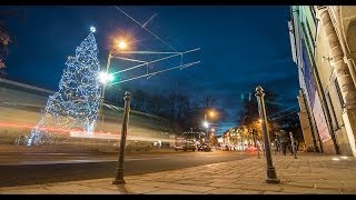 Krakow around Christmas / Świąteczny Kraków [time-lapse]