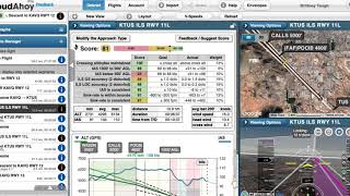 Debriefing an ILS Instrument Approach