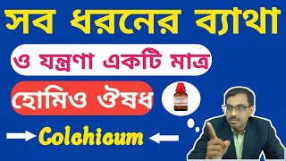 ব্যথার গুরুত্বপূর্ণ একটি হোমিওপ্যাথিক ঔষধ ||Best Homeopathic Medicine for Pain || Dr Tarun Mondal.