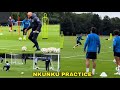 Nkunku vs Maresca in Chelsea training today practicing Shootings and tactics at Cobham