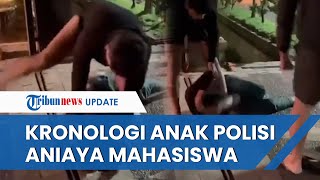 KRONOLOGI Anak Perwira Polisi Medan Aniaya Mahasiswa, Sempat Buntuti Korban Bersama 6 Orang