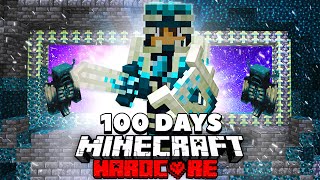 I Survived 100 Days in the DEEP DARK in Hardcore Minecraft