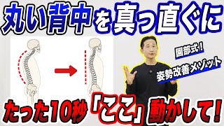 【20年指導してます】家で簡単にできる！ねこ背改善メゾットを教えます！【園部俊晴】