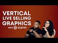 Create Vertical Live Selling Graphics | BuildingBlocks with ana and Fuljens