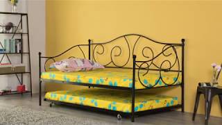 Assembly Instructions for Twin Metal Daybed with Trundle