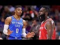 James Harden vs Russell Westbrook INTENSE MVP BATTLE!! | Thunder vs Rockets!