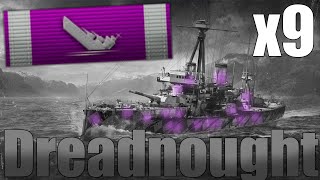 Dreadnought Earns a Dreadnought.....and 9 kills - World of Warships