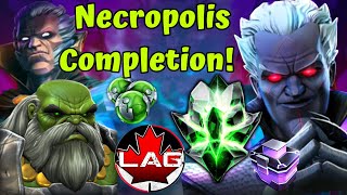 The Necropolis Initial Completion! No Aegon? Big Rewards Opening! Nameless Grandmaster Boss! - MCOC