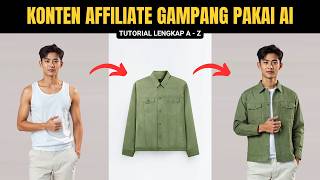 Tutorial Cara Membuat Konten Video Affiliate Produk Baju Dengan AI Kling Virtual Try On