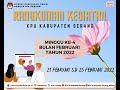 Rangkuman Kegiatan KPU Kabupaten Serang Minggu Ke-4 Februari 2022