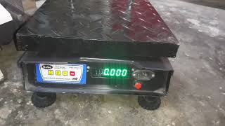 100kg / 10g India Card Weighing Machine Calibration Video Full HD