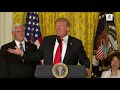 pres. trump addresses border family separation at meeting with national space council abc news