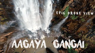 Aagaya gangai water falls Epic Drone video | Kolli hills | 4k UHD