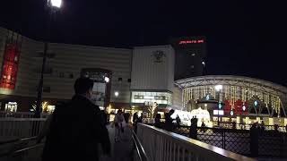 長崎駅　夜　イルミネーション　(長崎県)