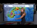 tropical update tropical storm francine strengthens expected to become a category 2 hurricane