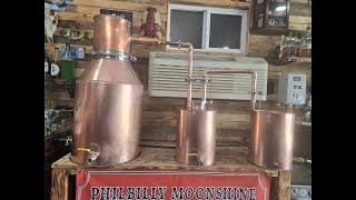 20 Gallon Copper Still with Thumper and Worm