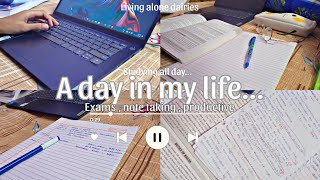 Productive day in my life||Exams,note-taking,full day study||#study#productivestudyroutine #study