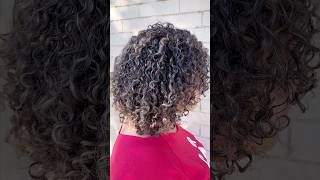 Curl Cut \u0026 Color! #curlyhair #hairstylist #hairtransformation #shorts