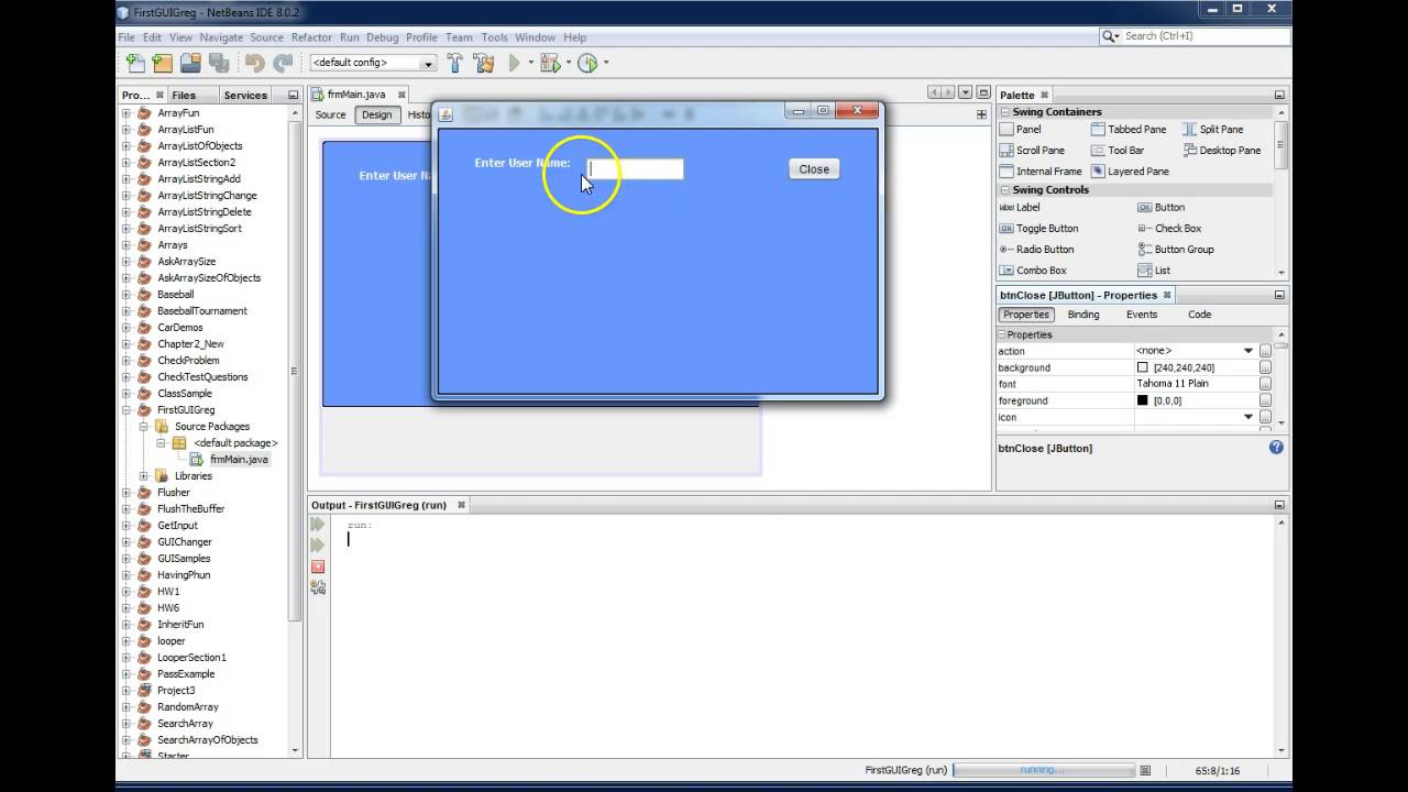 Jlabel And Jtextfield Youtube