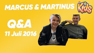 Marcus \u0026 Martinus Q\u0026A - 11 Juli 2016 - Filtr Kids - English Subtitles