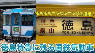 Ｂ|国鉄気動車で走る！ 特急剣山 阿波池田駅〜徳島駅まで乗ってきた！ - Japan Railway Limited Express TSURUGIZAN -