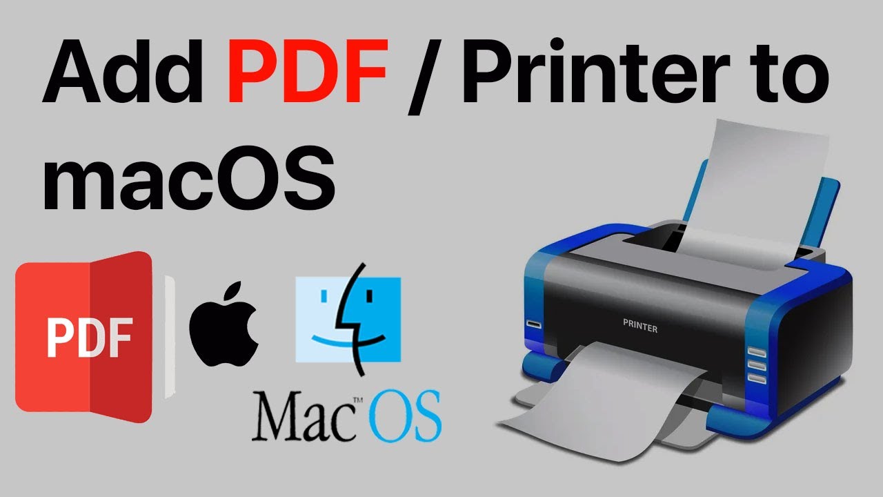 How To Add Printer On Macos Network Pdf Printers Loxyo Tech Youtube
