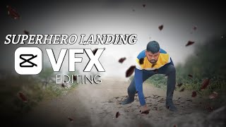Superhero landing VFX Editing in hindi | Capcut Mobile VFX editing | capcut tutorial | Anand sahu