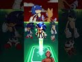 Dark Sonic Exe vs Super Sonic Exe vs Sonic Exe x Coffin Dance Tiles Hop #shorts