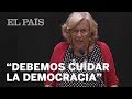 CARMENA | El discurso de despedida de la EXALCALDESA de Madrid