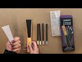 Unboxing Nitram Starter Kit - Sharpening charcoal sticks the right way