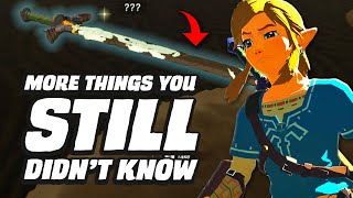 19 MORE Things You STILL Didn't Know In Zelda Breath Of The Wild