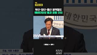 부울경 의원 5명, '부-양-울 광역철도' 예타 통과 공동 건의 / KNN