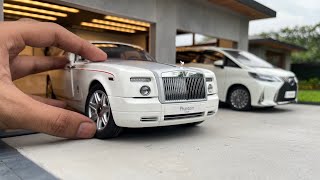 Parking Ultra-Luxury Cars at Miniature Luxury House | Diecast Model Cars