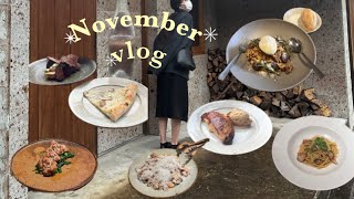 ［VLOG］ひたすら食べてるvlog.食べ物の秋を堪能.神戸ディナー🍽丹波篠山のカフェは絵本の世界👞✳︎