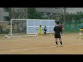 はごろもカップ　fc宮里　vs　長田ドラゴンfc　pk