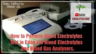 Blood Electrolytes Test with Edan i15 by Youtube Healthcare