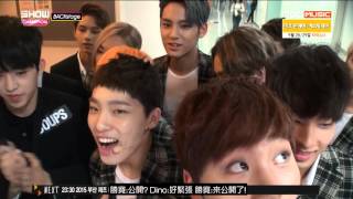 【中字】150926 Seventeen - 冠軍秀後台 「當然了」對決 Showchampion Backstage