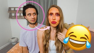 I Did My Makeup HORRIBLY To See How My Husband Would React!