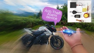 {Anti-Theft Alarm device for Universal Bike}🤯 Installation video On my -Ns200 Bs6  @Bomjen_Gameh