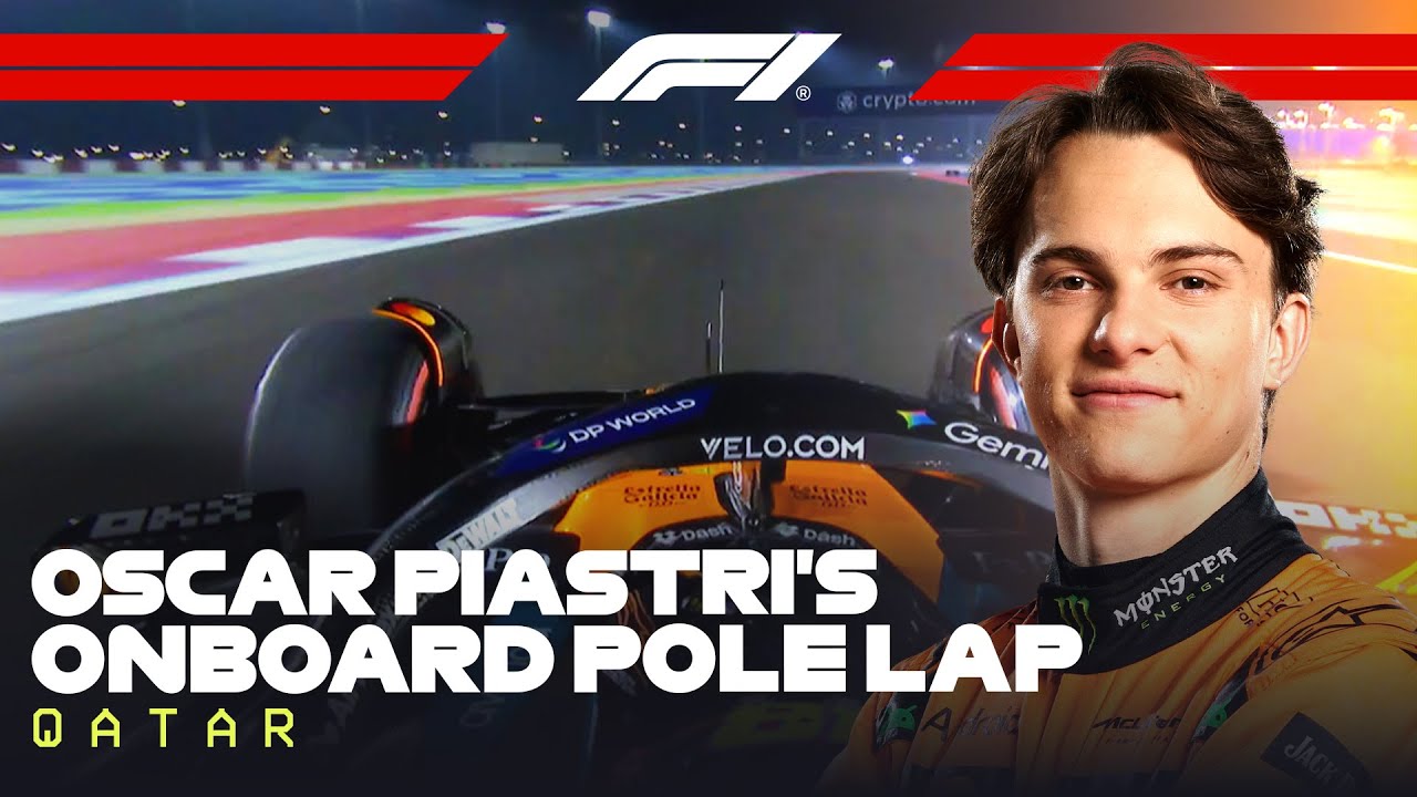 Oscar Piastri S Pole Lap 2025 Qatar Grand Prix Pirelli Youtube
