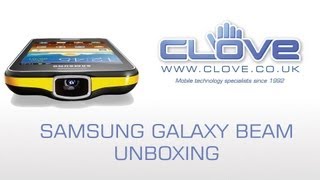 Samsung Galaxy Beam GT-I8530 (Projector Phone) Unboxing \u0026 Demonstration