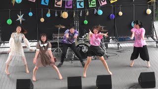 【だんだんHAPPYフェス】藤咲はるな、成瀬ひな、りんりん、美優、168『リリリリ★バーニングナイト/samfree feat.実谷なな』【踊ってみた】＠松江市 古墳の丘 古曽志公園 20191026