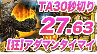 【FFRK】【狂】アダマンタイマイ（★5 魔石）【27.63/TA30秒切り】